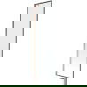 Mexen Next L Badewannen-Faltwand 1-flügelig 50 x 150 cm, schwarzes Muster, Roségold - 895-050-000-03-70-60