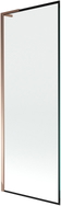 Mexen Next L vanniparavann, 1-tiivaline, 70 x 150 cm, must raam, roosa kuld - 895-070-000-03-70-60