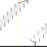 Mexen Next L Badewannenfaltwand 1-flügelig 50 x 150 cm, schwarzes Muster, gebürstetes Kupfer - 895-050-000-03-70-65
