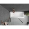 Paravent de baignoire Mexen Next L 1 volet 90 x 150 cm, motif noir, cuivre brossé - 895-090-000-03-70-65