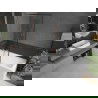 Mexen Next L badscherm 1-vleugelig 100 x 150 cm, zwart frame, geborsteld koper - 895-100-000-03-70-65