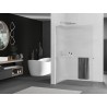 Mexen Kioto+ L dušisein riiuliga Walk-in 80 x 200 cm, triibud, harjatud nikkel - 800-080-123-97-09