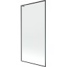 Mexen Next L vannisein 1-tiivaline 90 x 150 cm, must raam, harjatud relvahall - 895-090-000-03-70-66
