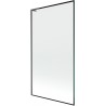 Mexen Next L vanniseinatiib, 1-tiivaline, 100 x 150 cm, must raam, gun gray harjatud - 895-100-000-03-70-66