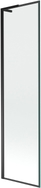 Mexen Next L parawan nawannowy 1-skrzydłowy 50 x 150 cm, czarna ramka, czarny - 895-050-000-03-70-70