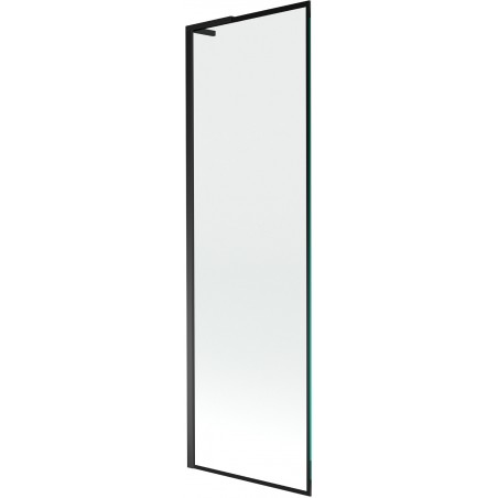 Mexen Next L badwand 1-delig 60 x 150 cm, zwart frame, zwart - 895-060-000-03-70-70