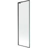 Mexen Next L Badewannenwand 1-flügelig 60 x 150 cm, schwarzes Muster, schwarz - 895-060-000-03-70-70