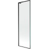 Mexen Next L badwand 1-delig 60 x 150 cm, zwart frame, zwart - 895-060-000-03-70-70