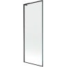 Mexen Next L badwand 1-delig 70 x 150 cm, zwart frame, zwart - 895-070-000-03-70-70