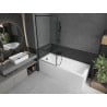 Mexen Next L vannisein 1-lehega 80 x 150 cm, must raam, must - 895-080-000-03-70-70
