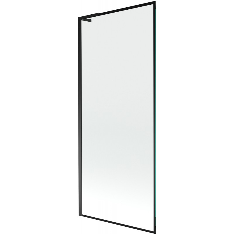 Mexen Next L prha za kopalno kad 1-krilna 80 x 150 cm, črn okvir, črna - 895-080-000-03-70-70