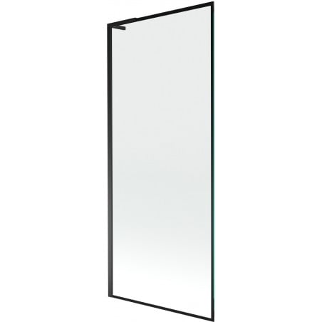 Mexen Next L Duschwand 1-flügelig 80 x 150 cm, schwarzes Muster, schwarz - 895-080-000-03-70-70