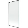 Mexen Next L paravan za kadu s jednim krilom 90 x 150 cm, crni okvir, crni - 895-090-000-03-70-70