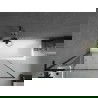 Mexen Next L badwand 1-delig 100 x 150 cm, zwart frame, zwart - 895-100-000-03-70-70