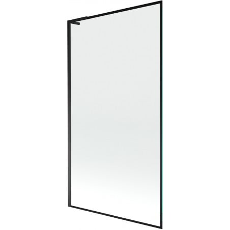 Mexen Next L Badewannenfaltwand 1-flügelig 100 x 150 cm, schwarzes Muster, schwarz - 895-100-000-03-70-70