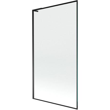 Mexen Next L parawan nawannowy 1-skrzydłowy 100 x 150 cm, czarna ramka, czarny - 895-100-000-03-70-70