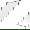Mexen Next L badwand 1-delig 100 x 150 cm, zwart frame, zwart - 895-100-000-03-70-70