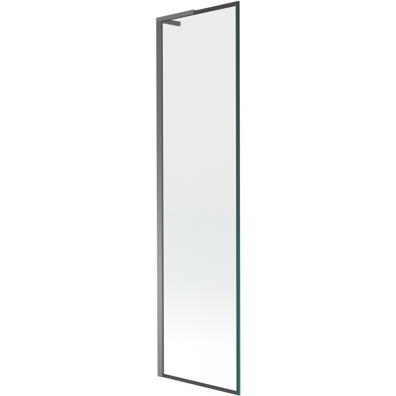 Mexen Next L enokrilni kopalni zaslon 50 x 150 cm, črn okvir, gun metal - 895-050-000-03-70-95