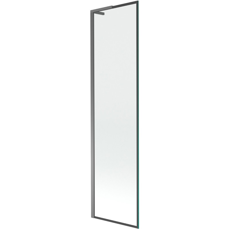 Mexen Next L vannikaitse, 1-osaline, 50 x 150 cm, must raam, gun metal - 895-050-000-03-70-95