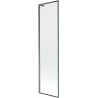 Mexen Next L jednokrilni paravan za kadu 50 x 150 cm, crni okvir, gun metal - 895-050-000-03-70-95