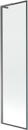 Mexen Next L vannikaitse, 1-osaline, 50 x 150 cm, must raam, gun metal - 895-050-000-03-70-95