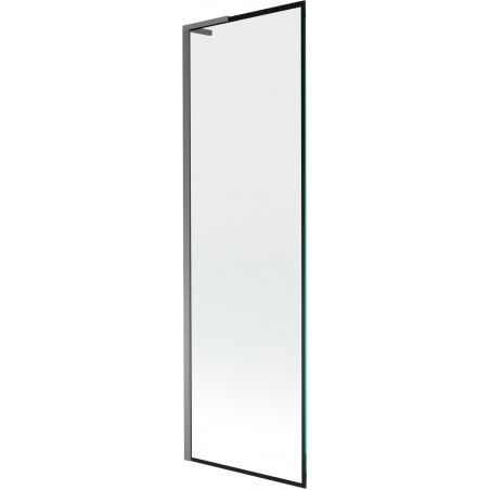 Mexen Next L 1-krilni paravan za kadu 60 x 150 cm, crni okvir, gun metal - 895-060-000-03-70-95