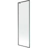 Mexen Next L 1-krilni paravan za kadu 60 x 150 cm, crni okvir, gun metal - 895-060-000-03-70-95