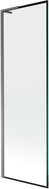 Mexen Next L parawan nawannowy 1-skrzydłowy 60 x 150 cm, czarna ramka, gun metal - 895-060-000-03-70-95