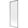 Mexen Next L vannisein üheukseline 70 x 150 cm, must raam, gun metal - 895-070-000-03-70-95