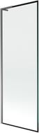Mexen Next L parawan nawannowy 1-skrzydłowy 70 x 150 cm, czarna ramka, gun metal - 895-070-000-03-70-95