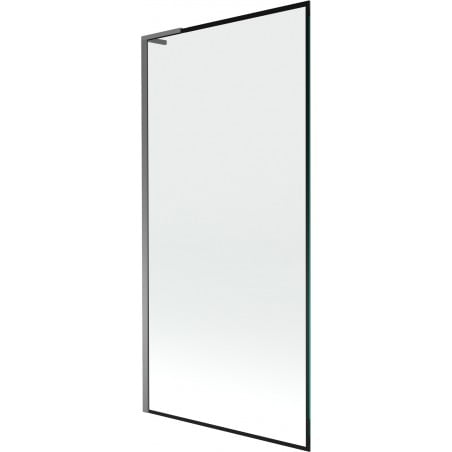 Mexen Next L parawan nawannowy 1-skrzydłowy 90 x 150 cm, czarna ramka, gun metal - 895-090-000-03-70-95