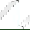 Mexen Next L badwand 1-deurs 60 x 150 cm, zwart frame, geborsteld nikkel - 895-060-000-03-70-97