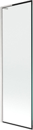 Mexen Next L parawan nawannowy 1-skrzydłowy 60 x 150 cm, czarna ramka, nikiel szczotkowany - 895-060-000-03-70-97