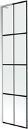 Mexen Next L vannisein 1-tiivaline 50 x 150 cm, must ruudustik, kroom - 895-050-000-03-77-01