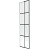 Mexen Next L paravan za kadu s jednim krilom 50 x 150 cm, crna mreža, bijela - 895-050-000-03-77-20