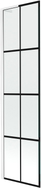 Mexen Next L vannitoa sein 1-paneelne 50 x 150 cm, must ruudustik, valge - 895-050-000-03-77-20