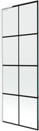 Mexen Next L vanniekardin, 1-tiivaline, 70 x 150 cm, must ruudustik, valge - 895-070-000-03-77-20
