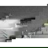 Mexen Next L Badewannenabtrennung 1-flügelig 100 x 150 cm, schwarzes Muster, weiß - 895-100-000-03-77-20