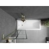 Mexen Next L vanni ekraan 1-tiivaline 60 x 150 cm, must ruudustik, kuldne harjatud - 895-060-000-03-77-55