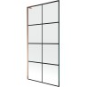 Mexen Next L vannisirm 1-leheline 90 x 150 cm, musta ruudustikuga, roosakaskuld - 895-090-000-03-77-60