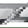 Mexen Mia vrijstaande hoekbadkuip rechts 150 x 75 cm, wit/zwart, witte overloop - 52691507575P-20