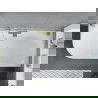 Mexen Mia vrijstaande hoekbadkuip rechts 150 x 75 cm, wit/zwart, overloop goud geborsteld - 52691507575P-55