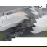 Mexen Mia vrijstaande hoekbadkuip rechts 160 x 75 cm, wit, overloop in geborsteld koper - 52691607500P-65