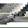 Mexen Eris vrijstaande badkuip 155 x 80 cm, wit, chroom overloop - 53441558000-01