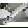Mexen Eris vrijstaande badkuip 155 x 80 cm, wit, witte overloop - 53441558000-20