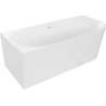 Mexen Mia freestanding corner bathtub left 170 x 80 cm, white, white overflow - 52691708000L-20