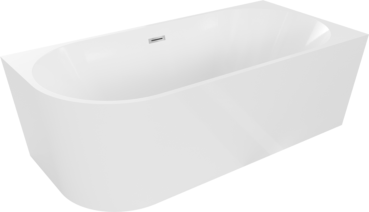 Mexen Mia wanna wolnostojąca narożna prawa 170 x 80 cm, biała