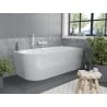 Mexen Mia baignoire d'angle autoportante droite 170 x 80 cm, blanche, bonde blanche - 52691708000P-20