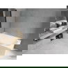 Mexen Vega rechteckige Badewanne 160 x 70 cm mit Verkleidung und 1-flügeligem Duschabtrennung 70 cm, transparent, schwarz - 550?