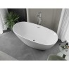 Mexen Eris vabalt seisev vann 170 x 80 cm, valge, kroomitud ülevooluga - 53441708000-01